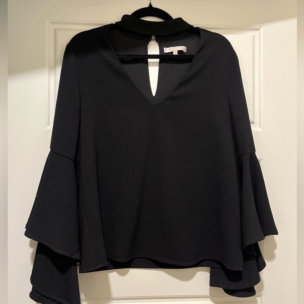 WAYF Elegant Black Women's Top
